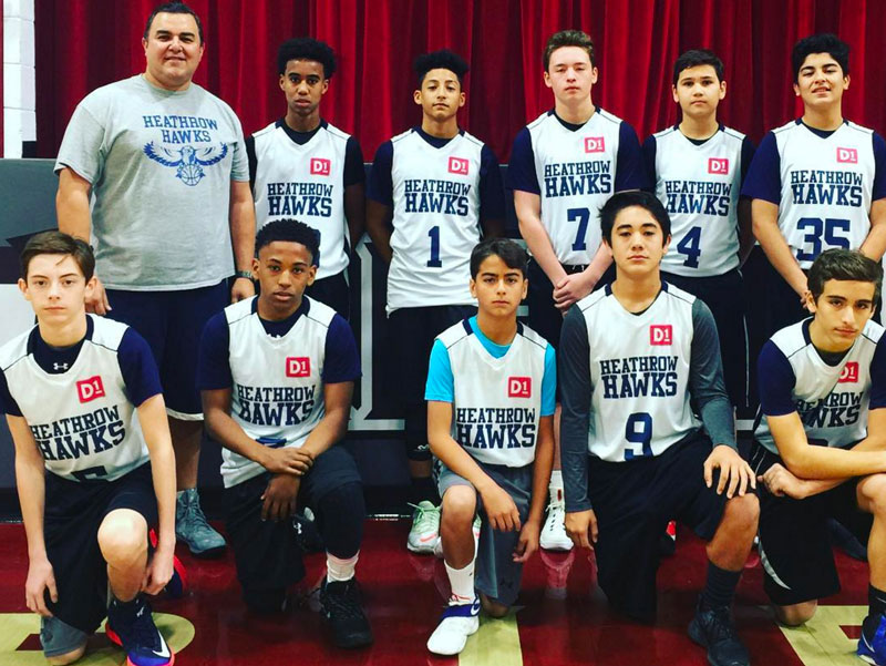 Heathrow Hawks 14U Lake Mary Basketball